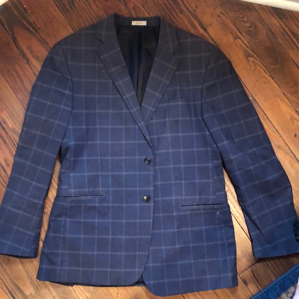 Navy windowpane Blazer